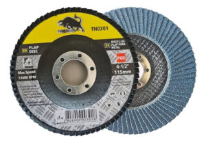 25pcs Disco Flap Lija Traslapado Metal 4.5  Toro Negro