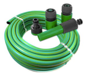 Manguera Jardín Flexible 1/2 Pulgada 50 Mts Con Set De Riego