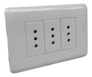 Tomacorriente Triple 2p + Tierra 10a 250v  Sec