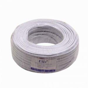 Rollo Cable Blanco Parlante 2x45/0.2mm 100 Yardas Audio