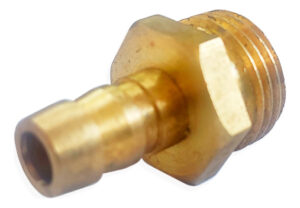 Niple Bronce He 1/2  Conector Espiga Pipa Recta 1/4