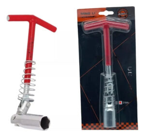 Llave Dado Saca Bujía 21mm Con Resorte 180%