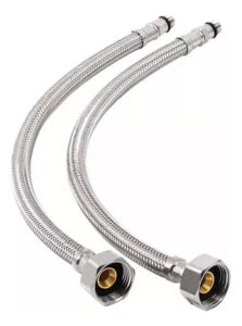 2 Manguera Flexible Monomando 40 Cm Par