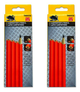 Lapiz Grafito Hb 17.5cm Carpintero Carpinteria 24pcs Albañil