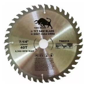 Disco Sierra Circular 7 1/4 Pulgada 40 Dientes Corte Madera