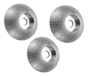 Pack 3 Disco Escofina Para Desbaste /tallado De Madera 85 Mm