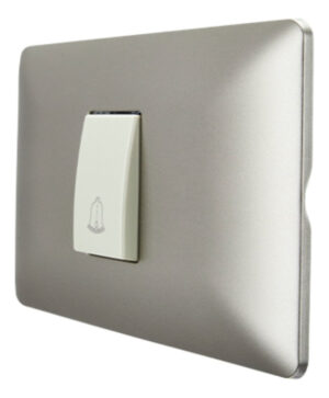 2 Pulsador Timbre Boton Hogar Seguridad 10/16a 250v Sec