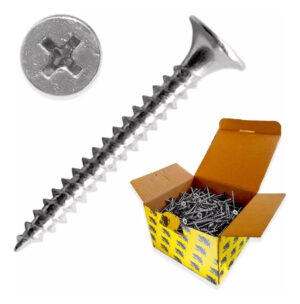 Tornillo Volcanita Punta Fina 6x1 1/4   Madera 1kg  Crs