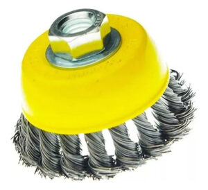 Escobilla Copa Chascon Trenzado Para Esmeril 3 Pulgadas