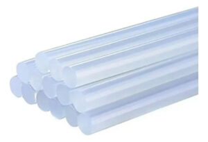 Silicona En Barra Delgada 7mm X 27cm 1 Kilo 90un