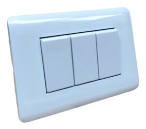 10 Interruptor De Luz Triple 250v 10a 9/32 Certificacion Sec
