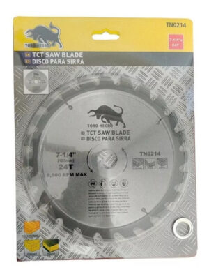Disco Sierra Circular 7 1/4 Pulgada 24 Dientes Corte Madera