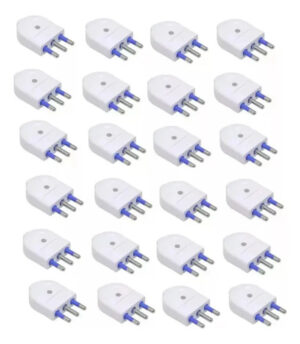 Pack 24 Enchufe Macho Volante 2p+t 10a 250v