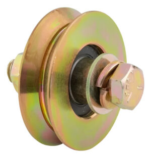 Rueda Para Portón - 90mm - Toro Negro - 2 Unidades