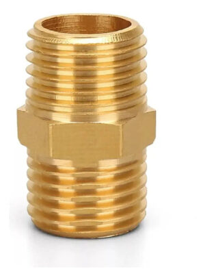 Conector 1/2 X 1/2 He/he Niple Adaptador Baño Cocin Cobre