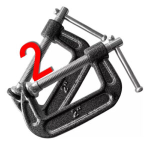 2 Prensa Tipo C / G 2 PuLG Carpintero Sargento Hilo Delgado