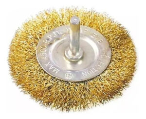 Chascón O Grata Para Taladro Plana Y Redonda 3 Pulgadas Color Amarillo