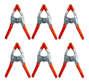 Set 6 Pinzas Spring Clamp Prensa De Resorte Digipro