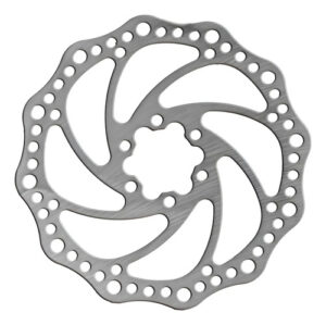 Disco De Freno Para Bicicleta Apernado 180 Mm 6 Pernos Plateado