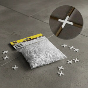 1000 Separadores Ceramica Porcelanato Azulejo Cruz 3mm Blanco