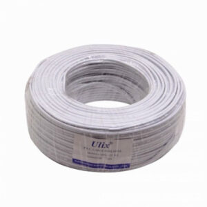 Rollo Cable Blanco Parlante 2x45/0.2mm 100 Yardas Audio