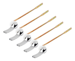 5 Unidades Manilla Estanque Universal Metálica Para Wc