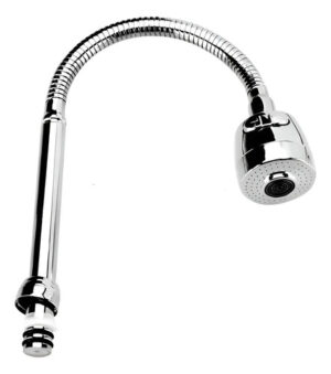 Repuesto Lavaplato Cuello Flexible Cisne Griferia Universal Cromado