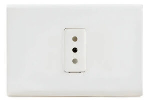 Toma Corriente Simple 250v/10a Tipo 2p+t Blanco Castillo Blanco