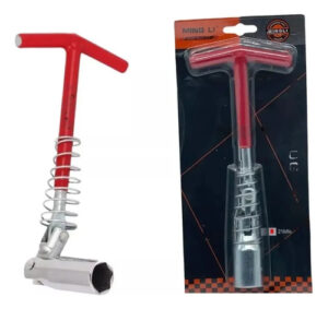 Llave Dado Saca Bujía 21mm Con Resorte 180%