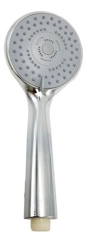 Cabezal De Regadera Ducha Alta Presión Regulable Plateado 12cm