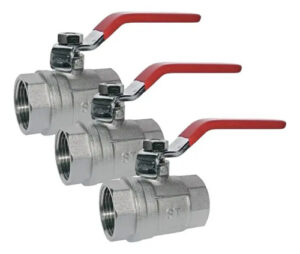 3 Valvula Bola Agua 1/2 Pulgada