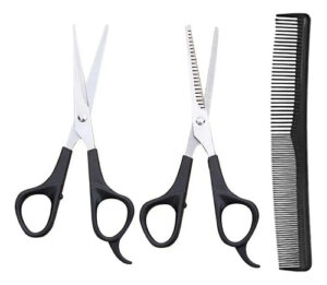 Set Tijera Cortar Pelo Entresacadora Cabello Peluqueria
