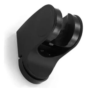 Soporte Para Ducha Teléfono Regulable Negro Mate Sertec