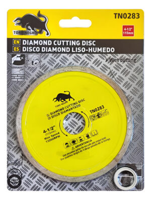 Disco Ceramico Corte Diamantado 115mm 4 1/2 Continuo Turbo Tn0283