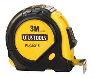 Huincha Medir 3 Mts Flexometro Ergonomica Uyustool