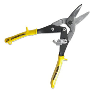 Tijera Industrial Corte Recto Acero Toro Negro Aviacion 25.4cm Amarillo