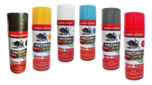 6 Pintura Aerosol Spray Uso General 400 Ml