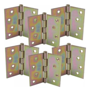 6 Bisagra Galvanizada Para Puerta 4x4 Pulgadas