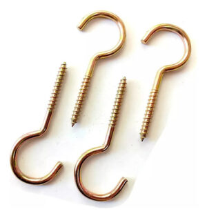 Cáncamo Abierto N16 - Tornillo Gancho Perno - 100mm - 72 Pcs