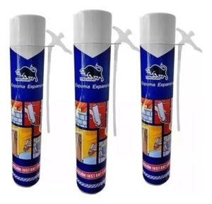3 Espuma Expansiva Poliuretano - Sellador Aislante - 750ml