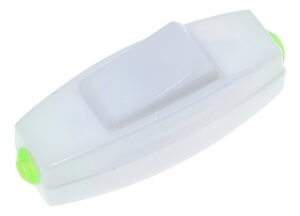 Interruptor De Lampara Tipo Pera De Paso Color Blanco