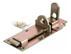 Pestillo Picaporte Plano - Portacandado - 6 Pulgadas