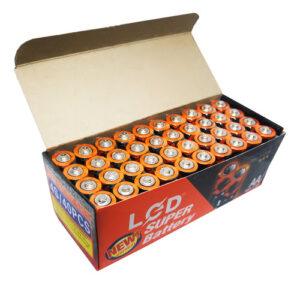 Pack 40 Pilas Aa Lcd 1.5v Modelo Aa R6p No Recargables Naranja