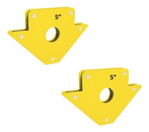 2uds Escuadra Magnética Metal Para Soldador 5 Pulgadas