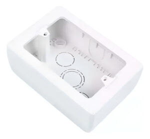 2 Caja Chuqui Derivacion Sobrepuesta 124x87x49mm Sello Sec Blanco