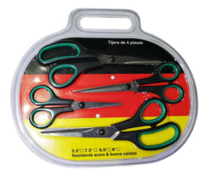 Tijeras Multiuso Acero Inoxidable / Jgo 4 Tamaños Distintos