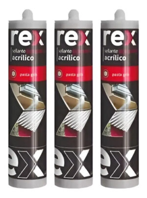 3 Silicona Tapagotera Sellante Acrilico