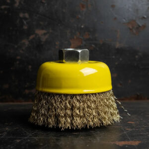 Escobilla Copa Chascon 3 Pulgada Tuerca M14 Para Esmeril