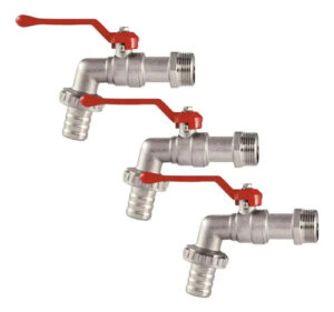 3 Grifo Llave De Paso Bola Jardin Lavadora 1/2 - 3/4