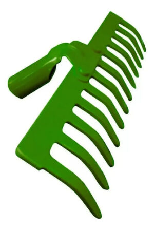 Rastrillo Recto Barre Hojas - Sin Mango - 14 Dientes